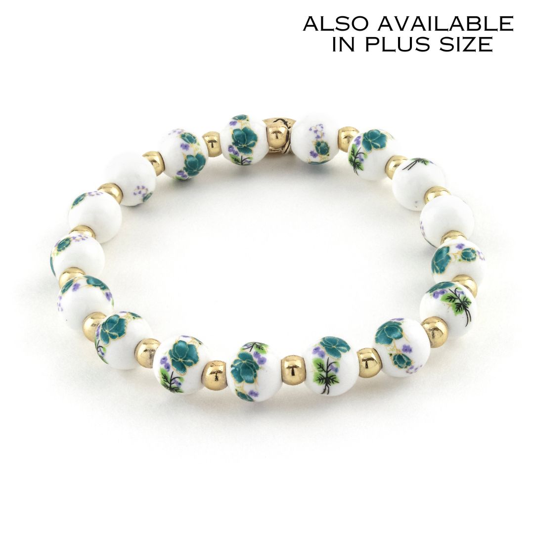 Cherry Blossom Bracelet Green