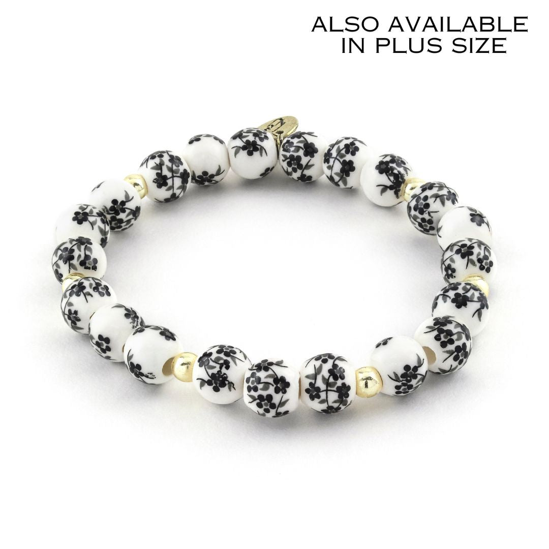 Cherry Blossom Bracelet Black