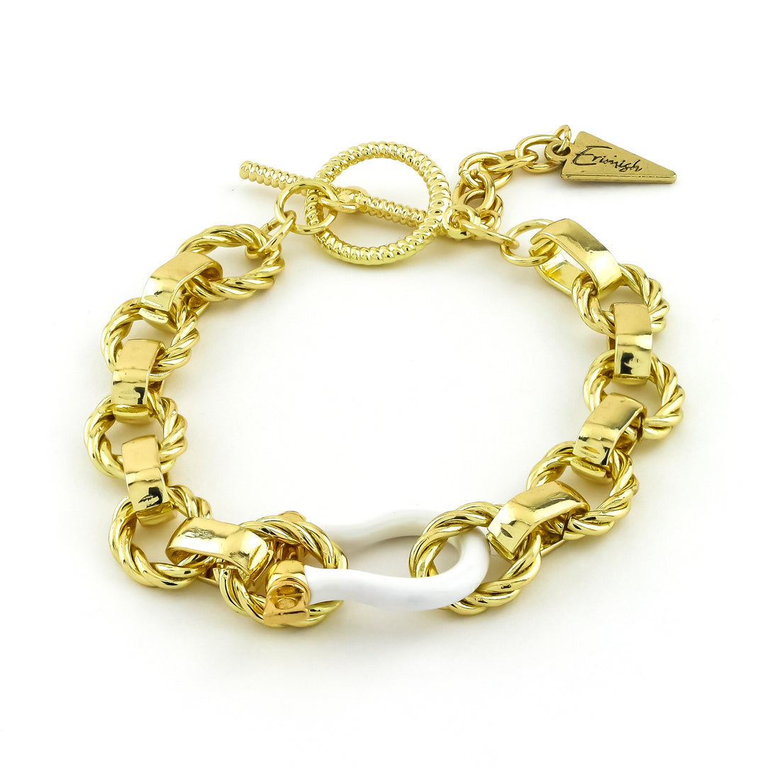 Bandit White Bracelet