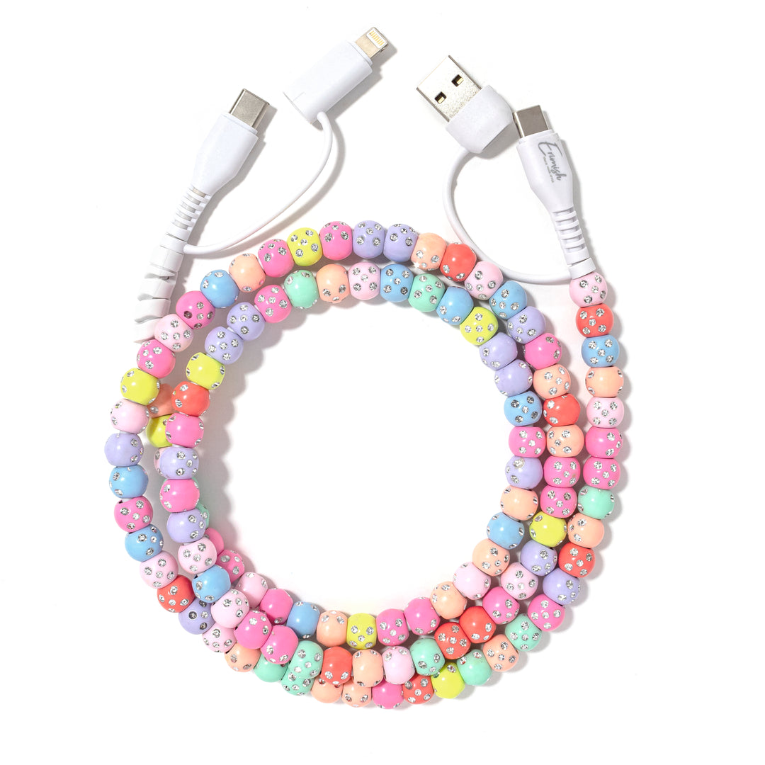 Beaded Phone Charger Italian Ice