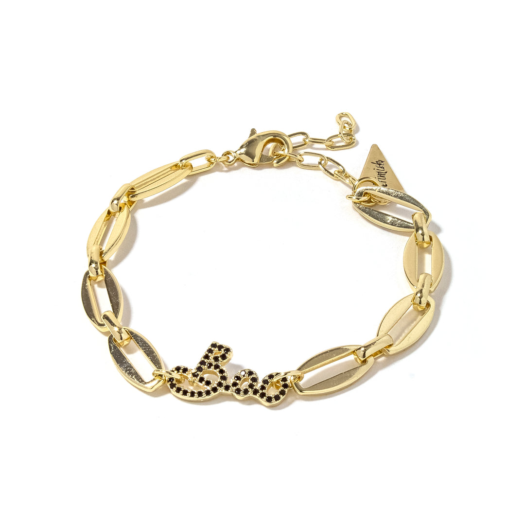 Boo Black Sparkle Bracelet