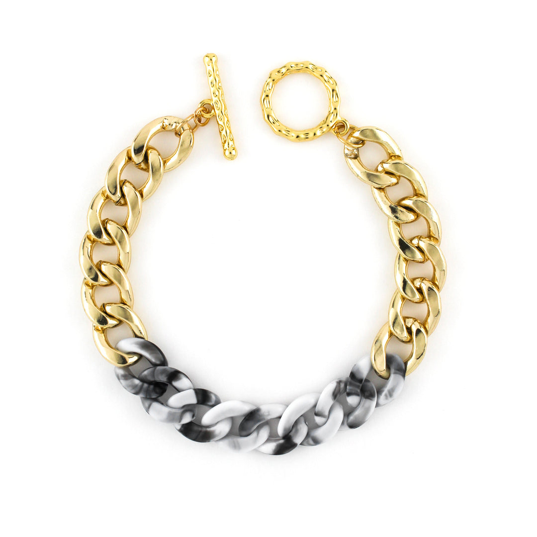Calico Mini Bracelet White Marble