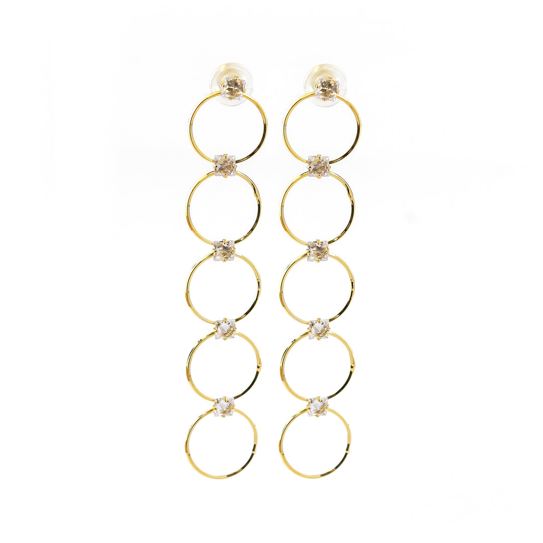 Galaxy Gold Earring