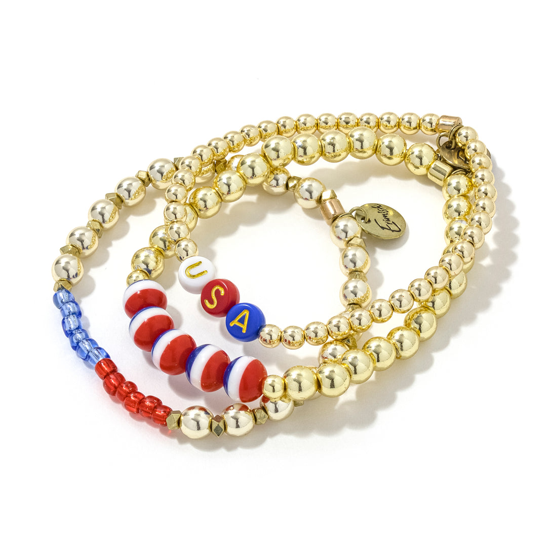 Crackle Bracelet Set