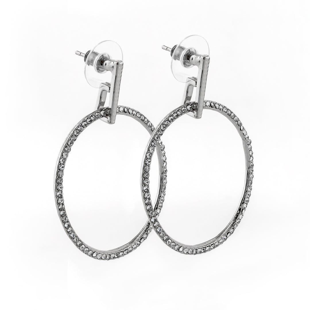 Jade Silver Earring