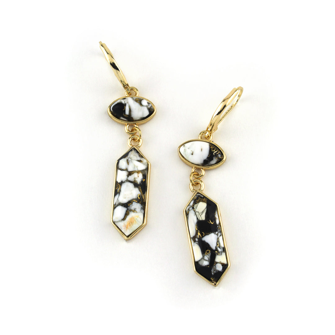 Josie Earring Black & White