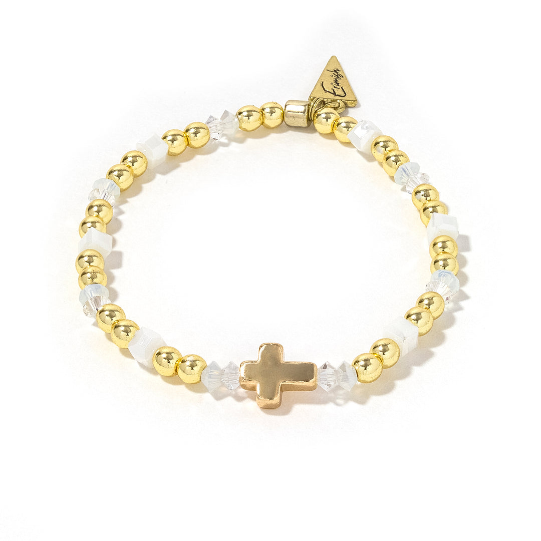 Signature Cross Bracelet Gold