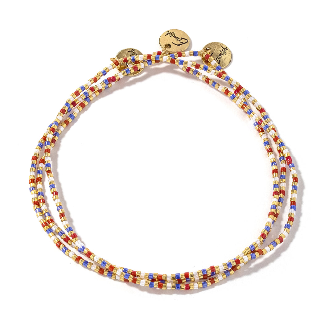 Snap Crackle Pop Anklet Stack