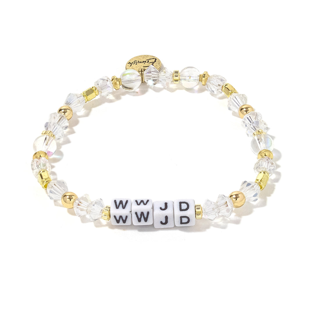 WWJD Crystal Bracelet