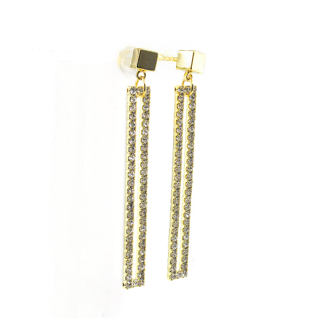 Zipper Gold Earring