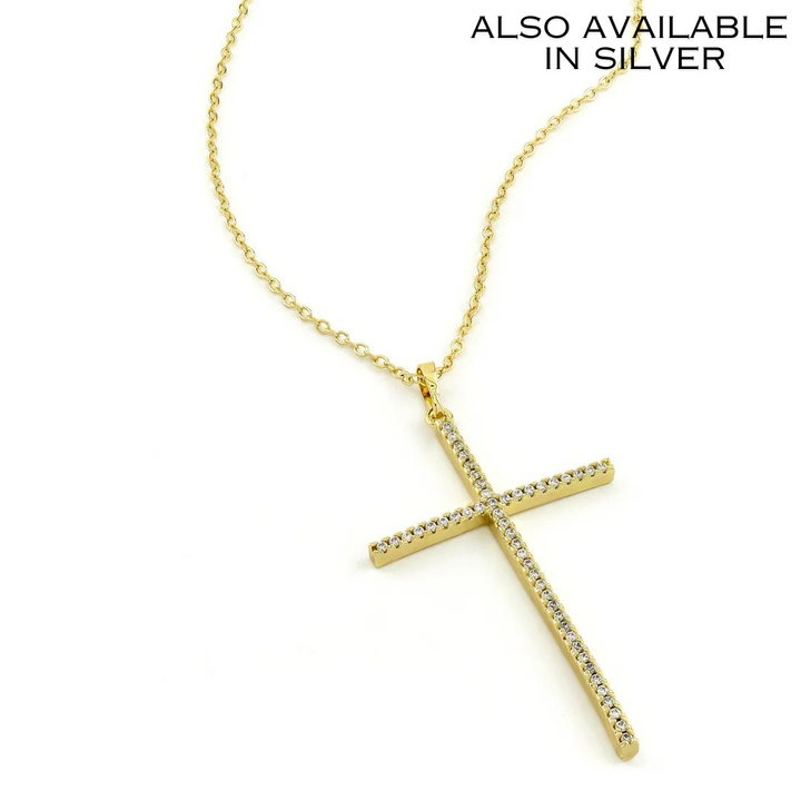 Sparkle Cross Necklace