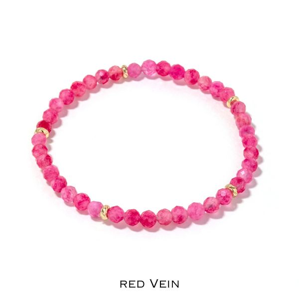 Gemstone Bracelet 4mm