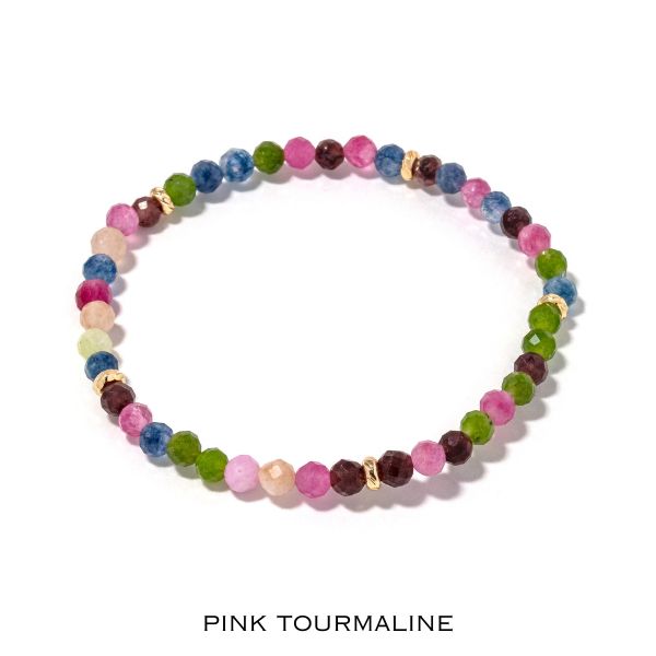 Gemstone Bracelet 4mm