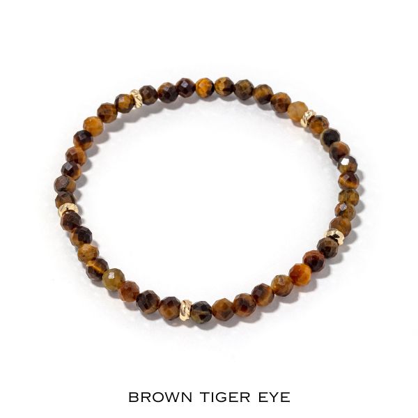 Gemstone Bracelet 4mm
