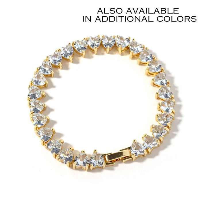 Tennis Heart Bracelet