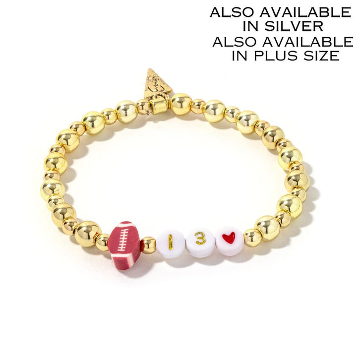 Custom Sporty Number Bracelet