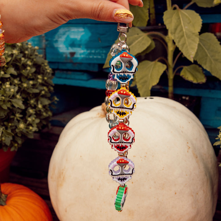 Bag Charm Sugar Skull