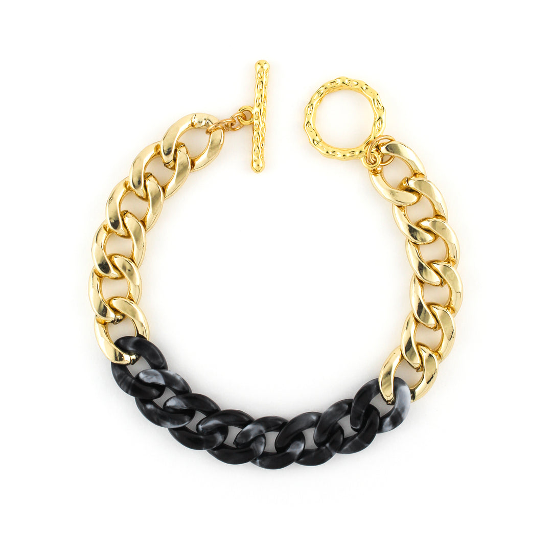 Calico Mini Bracelet Black Marble