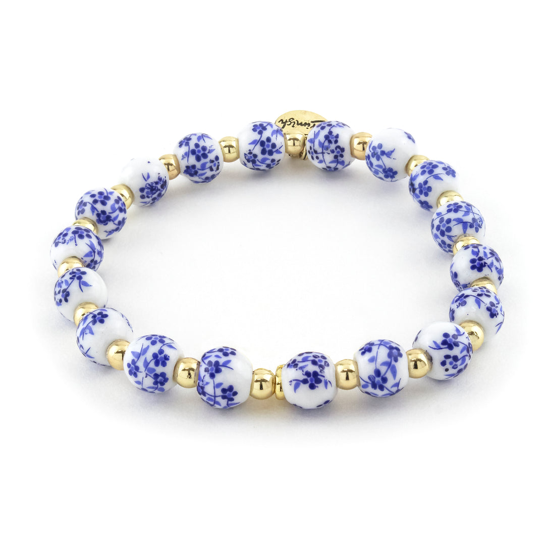 Cherry Blossom Bracelet Blue