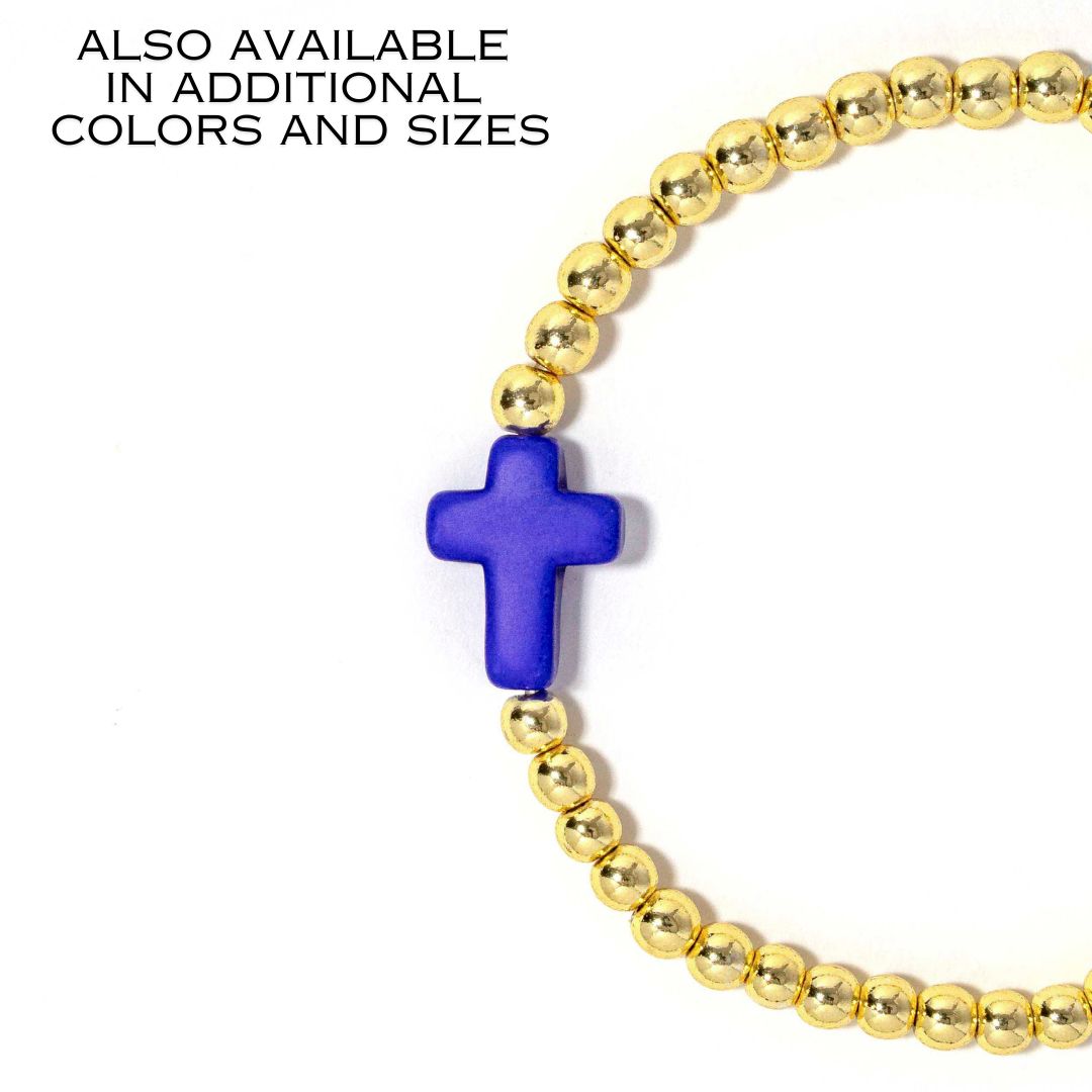 Cross Single Blue