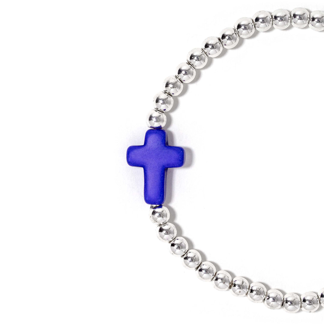 Cross Single Blue