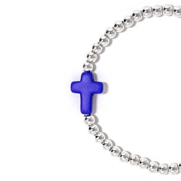 Cross Single Blue
