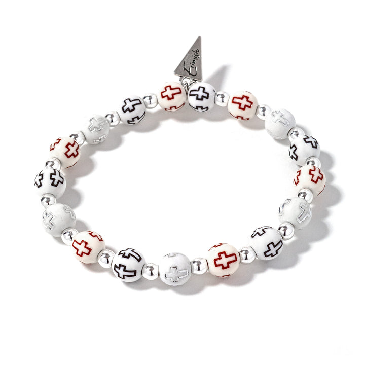 Cross Staple Bracelet