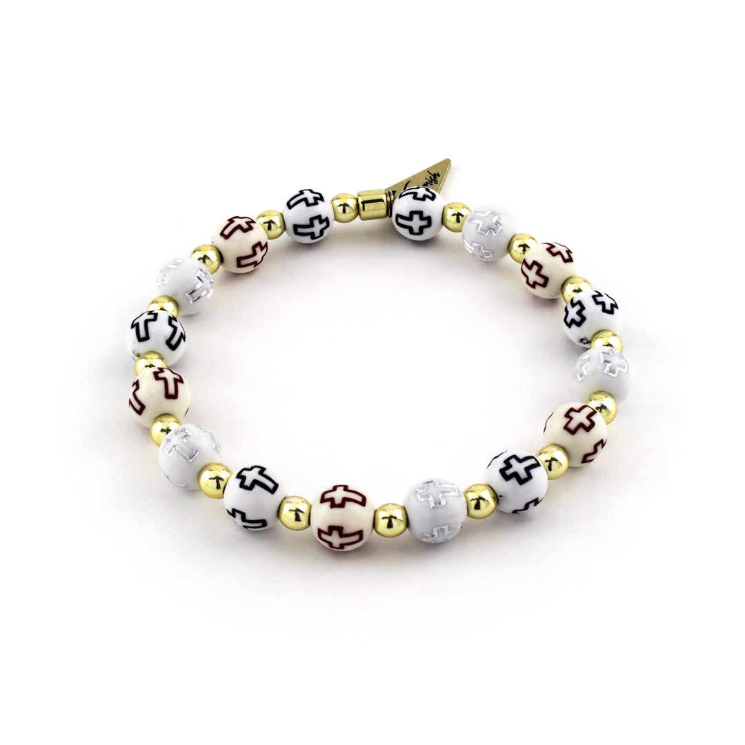 Cross Staple Bracelet