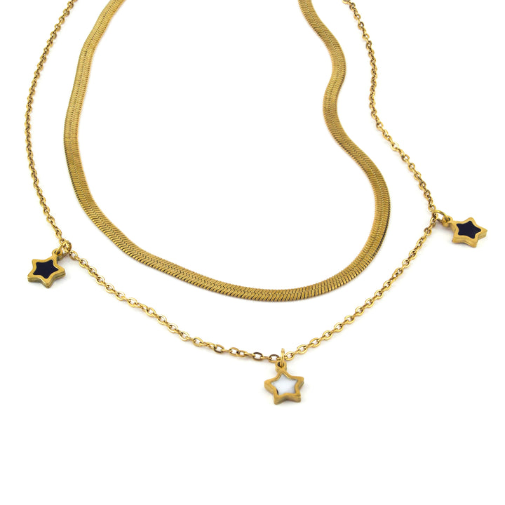 Double Star Necklace