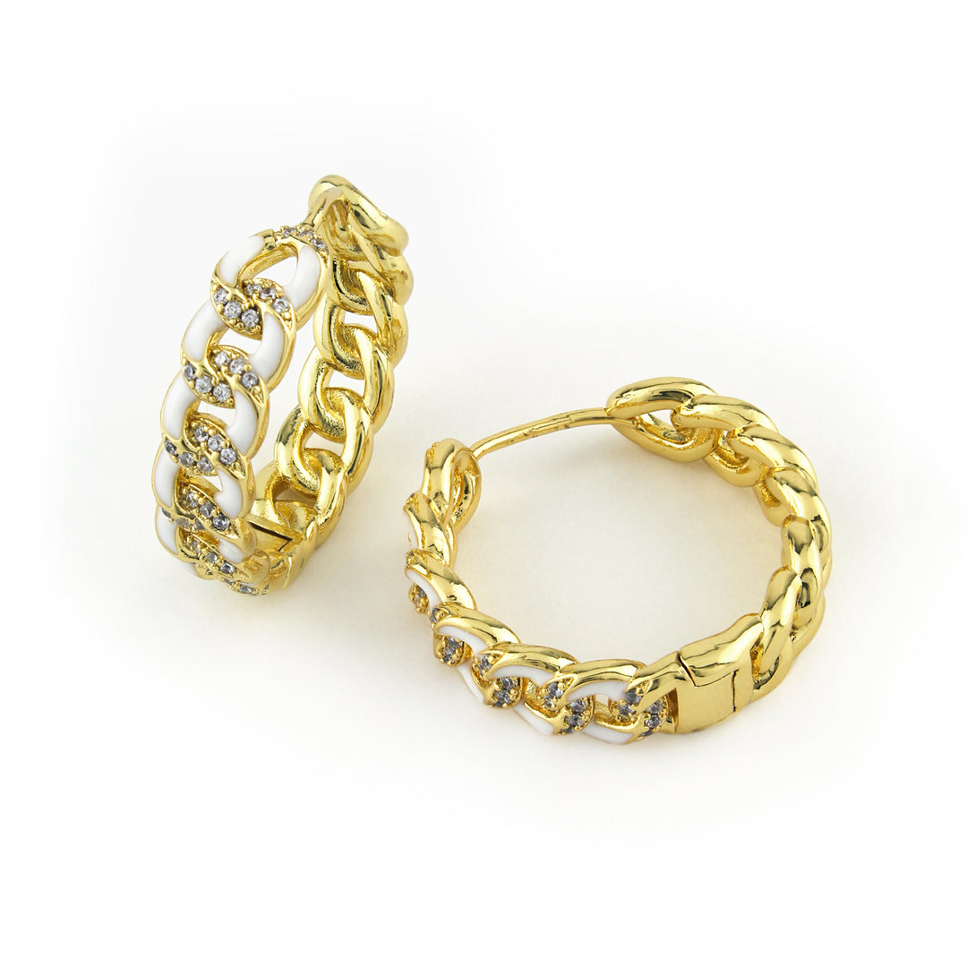 Dutton Earring White