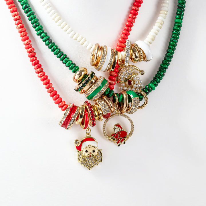 Linked In Santa Necklace