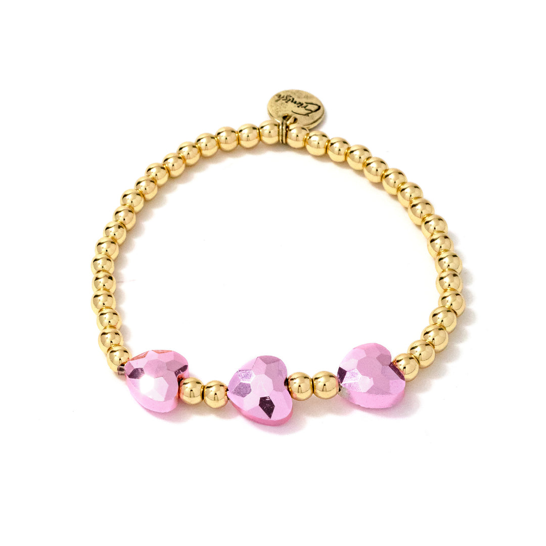 Metallic Heart Bracelet