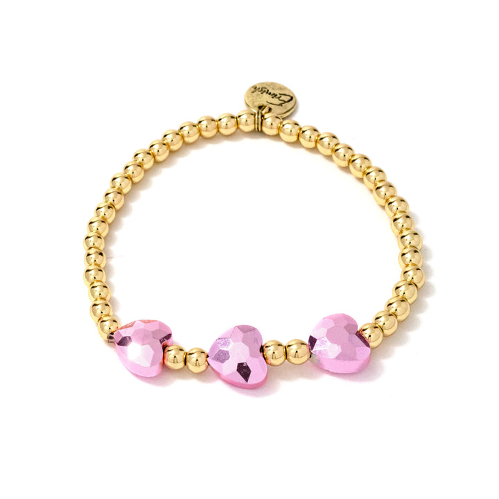 Metallic Heart Bracelet