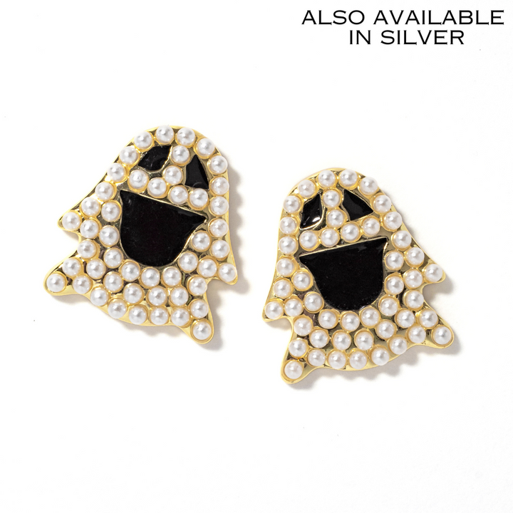 Pearl Ghost Earrings