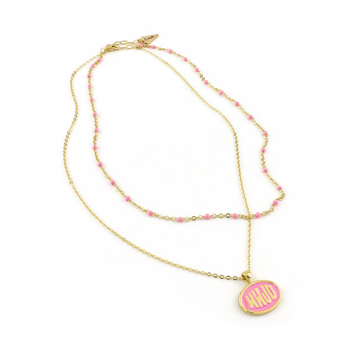 Pink Faith Necklace