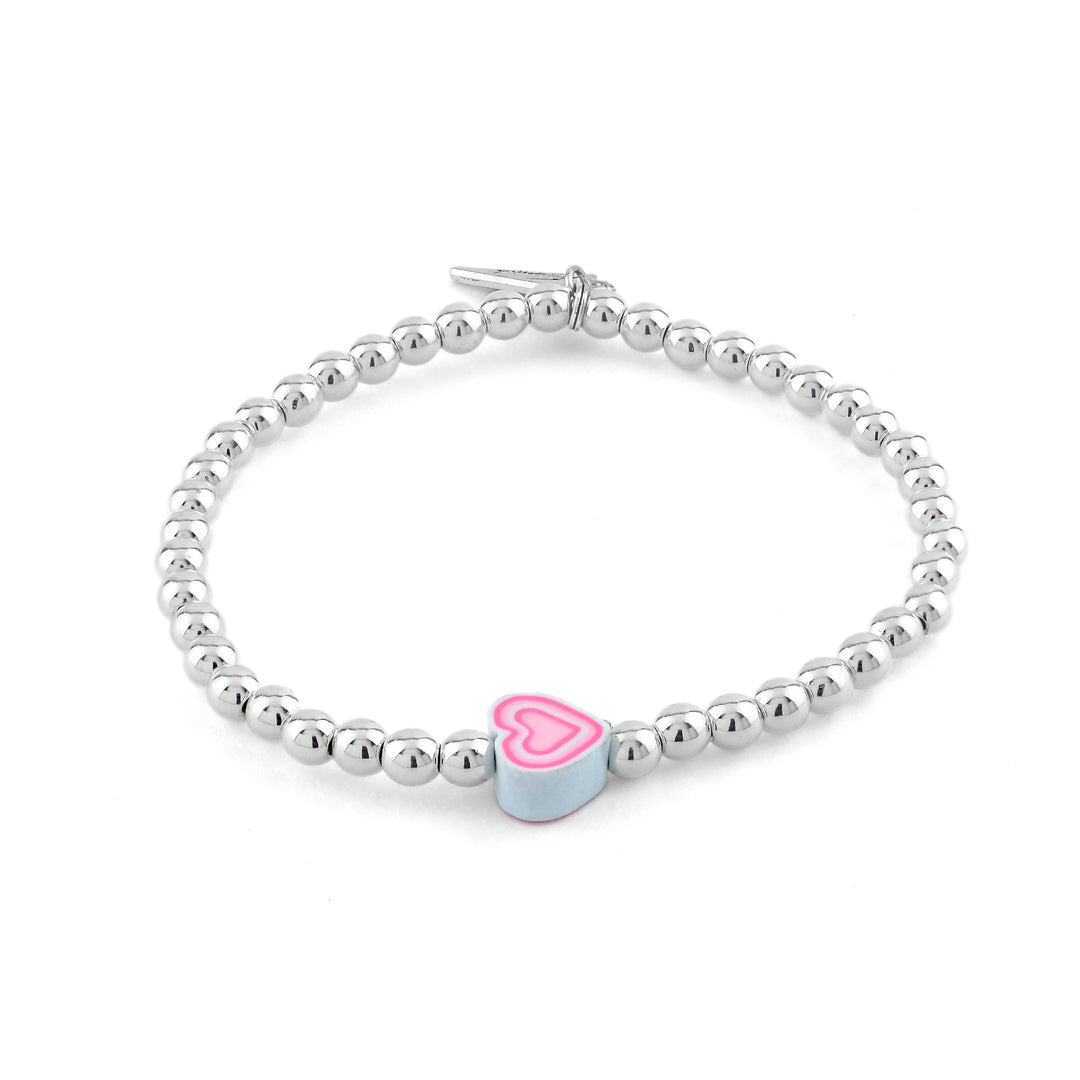 Heart Bracelet Pink