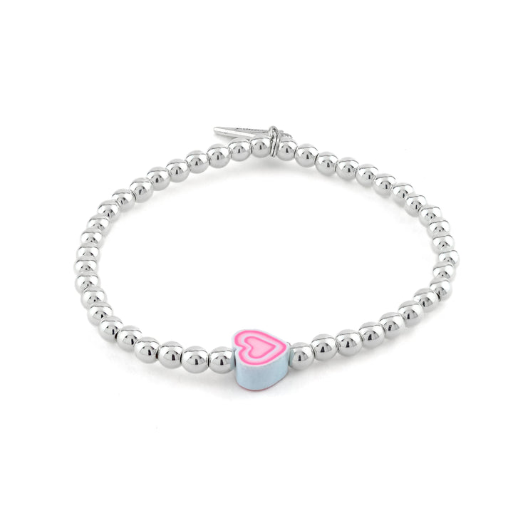 Heart Bracelet Pink