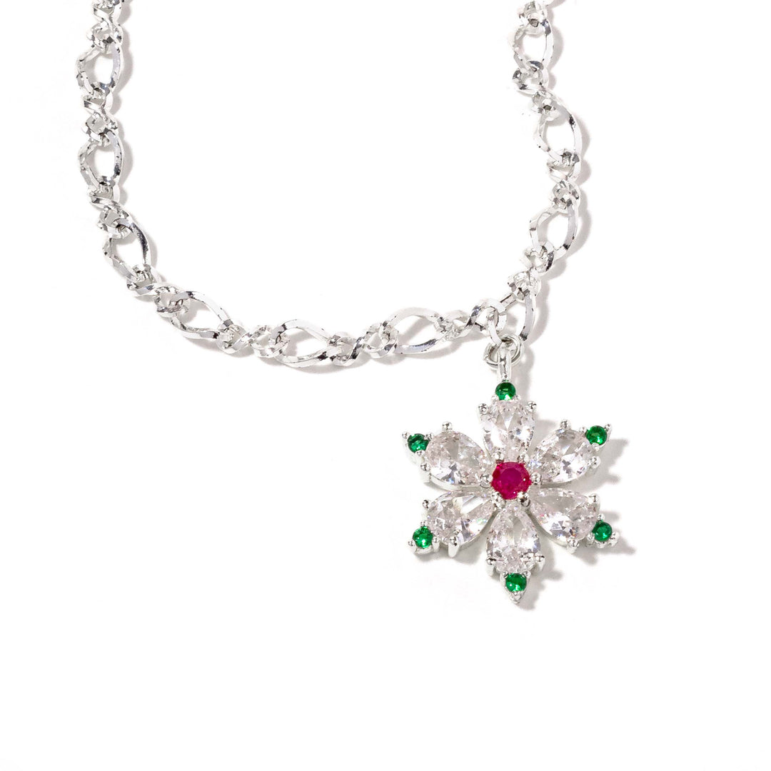 Poinsettia Necklace