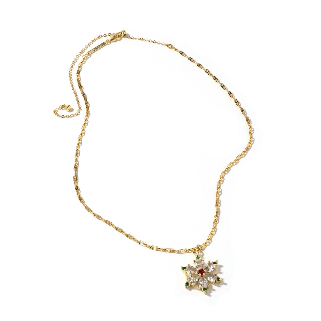 Poinsettia Necklace