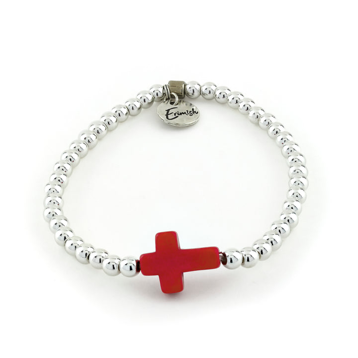 Cross Single Gold/Red