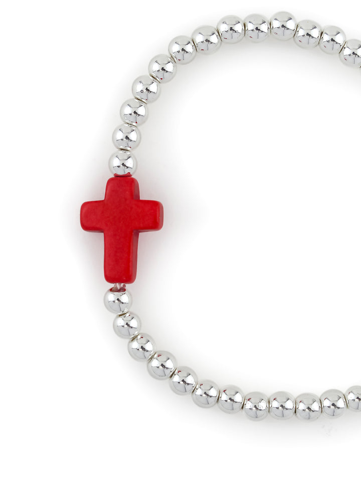 Cross Single Gold/Red