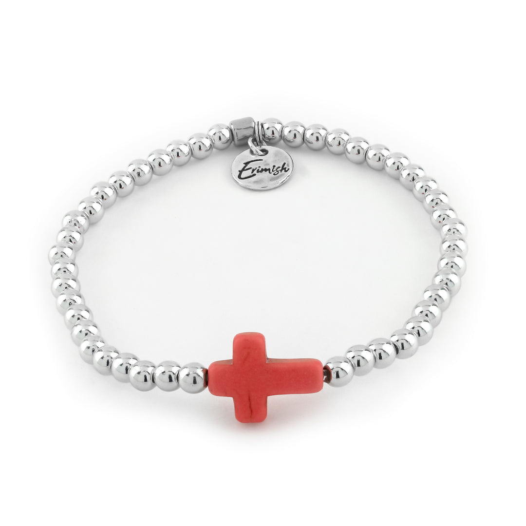Cross Single Gold/Pink