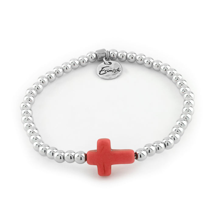 Cross Single Gold/Pink