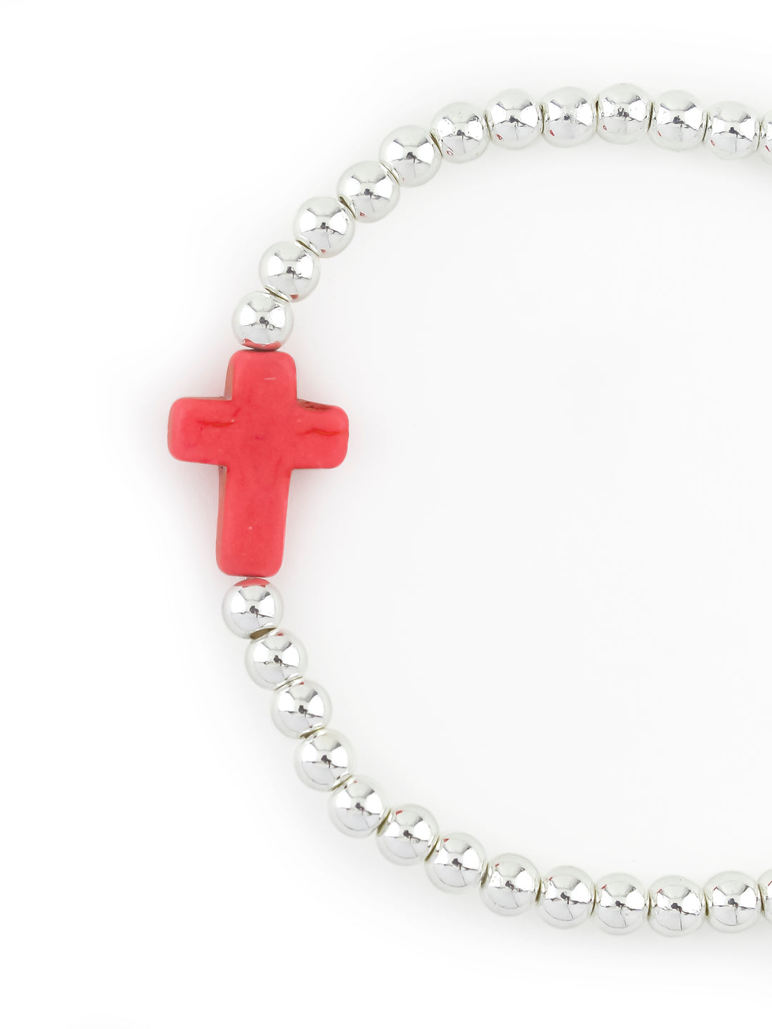 Cross Single Gold/Pink