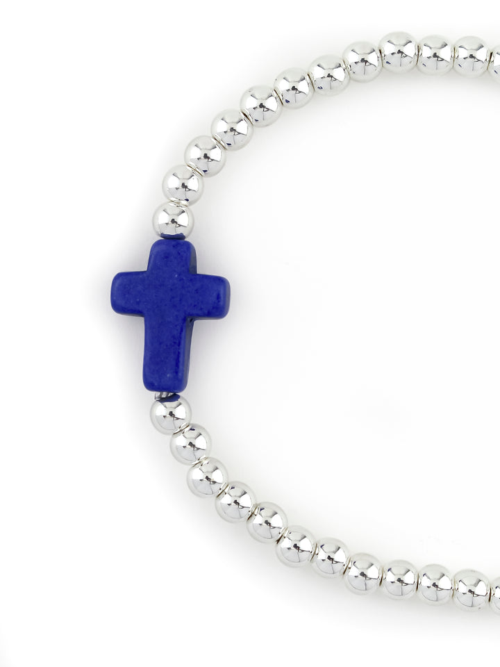 Cross Single Gold/Blue