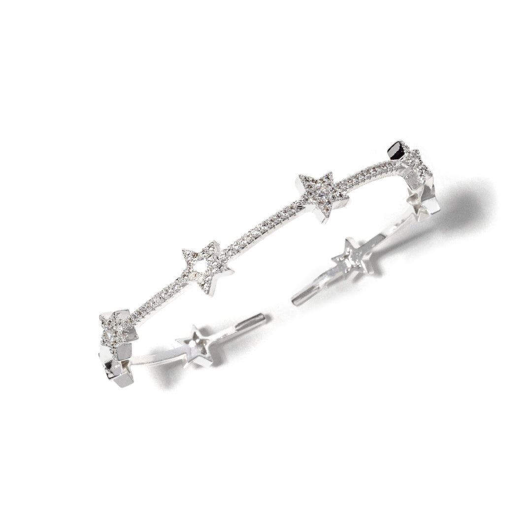 Starburst Bangle Bracelet Gold