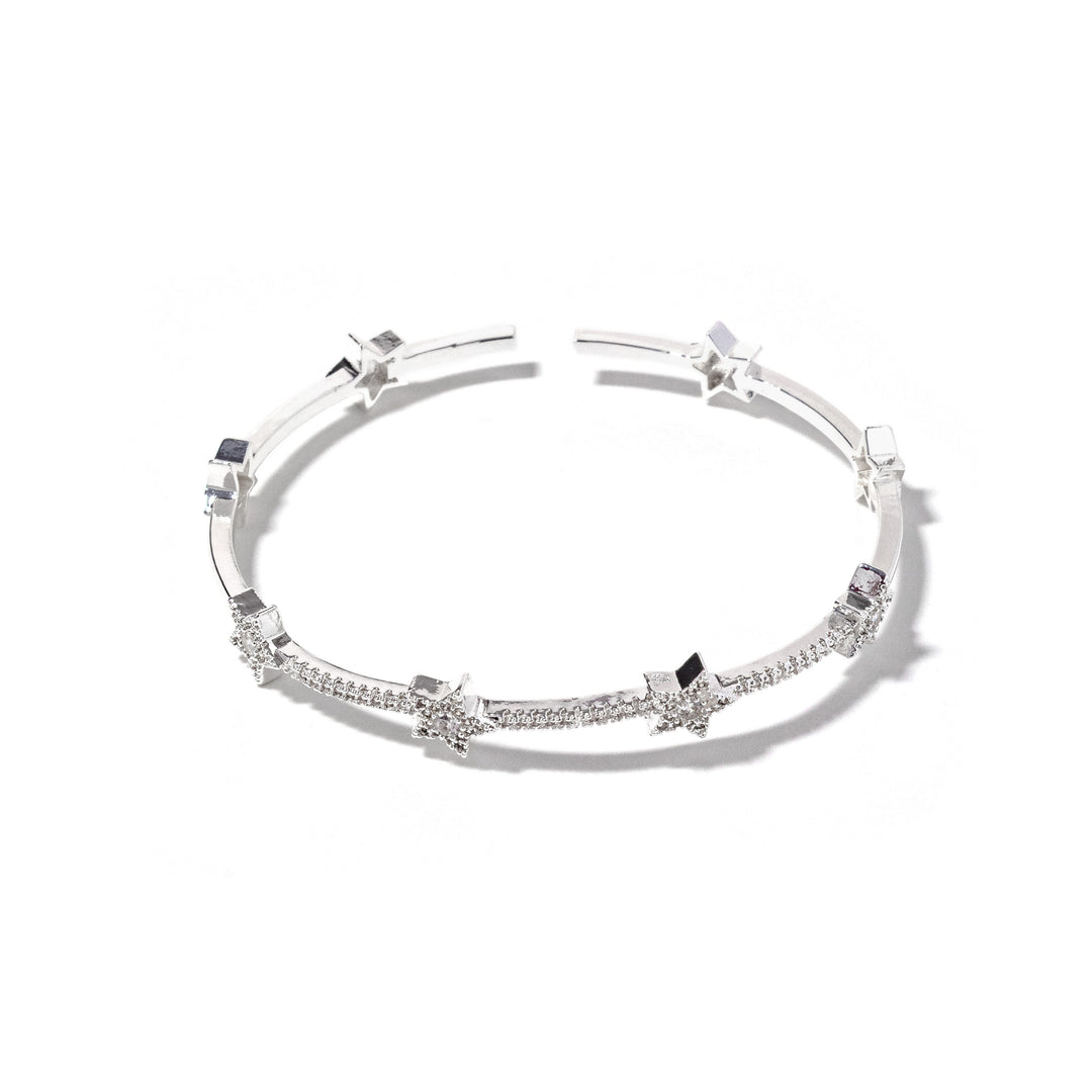 Starburst Bangle Bracelet Gold