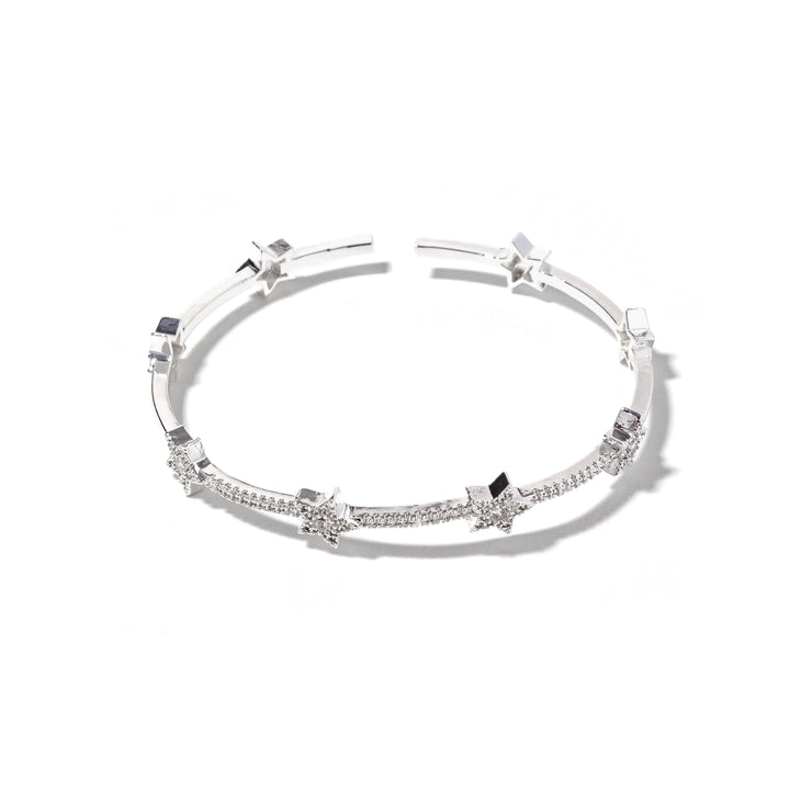 Starburst Bangle Bracelet Gold