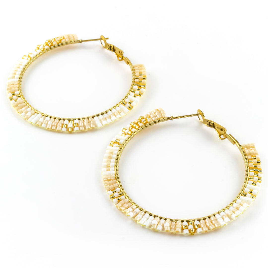 Sunburst Neutral Earring