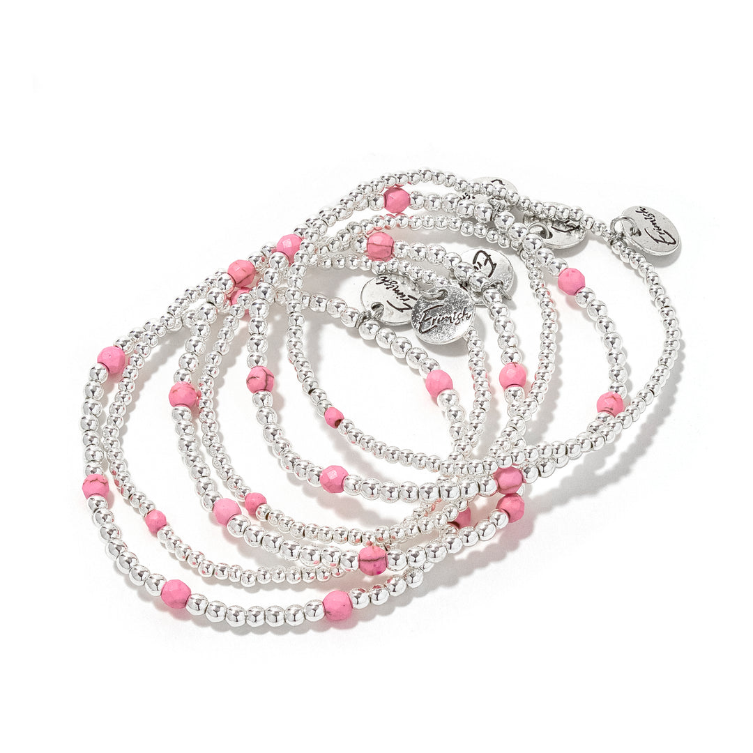 Tatum Starter Stack Pink/Silver
